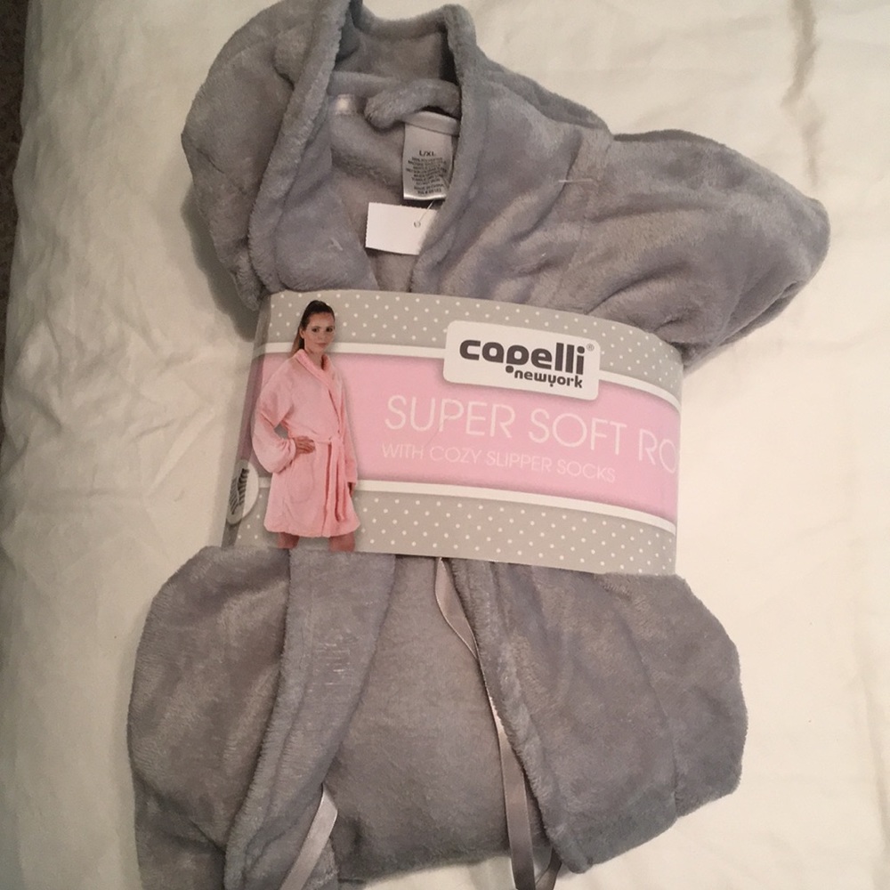 Super Soft Gray Robe